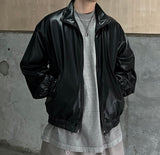 Vegan Leather Two-Way Jacket