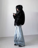 Balian Wolf Fur Jacket