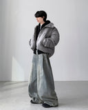 Satin Glow Crop Padding