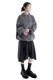 STRING VELLVET HOOD JACKET