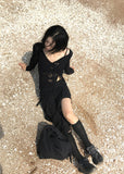 CHI WRAP STRING SKIRT