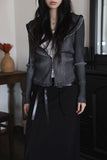 Tie banding long skirt