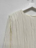 Crease Padded Maxi One Piece