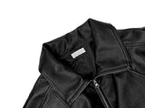 Villain Trench Leather Jacket