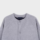 Solid Corduroy Warm Cardigan