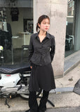 MINI CHECK CROP SHIRT