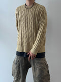 Pigment Cable Over Knit