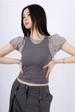 Rosy puff T-shirt