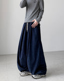 Bowl Pintuck Corduroy Pants