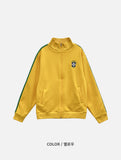 Noir Brazil Track Line Zip-Up