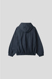 Dewey Check Crop Hood Windbreaker