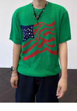 USA flag summer knit