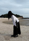 FORMED DRAPE SKIRT