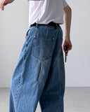 Oboe Pintuck Wide Denim