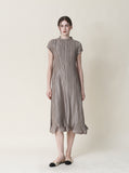 [Premium] Issey Pleated Point Long One Piece