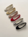 Candy Ribbon Flat Shoes