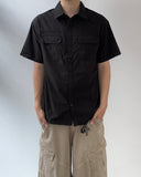 Two Pocket Work Half Shirt