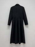 Belted Single Long One Piece Coat