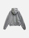 Sports crop hooded Zip-Up