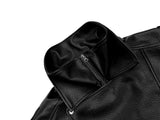 Villain Trench Leather Jacket