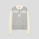 Portland 97 Color Matching Knit Zip-Up
