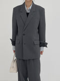 [INC MADE] Foreign Half Double Over Fit Blazer