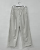 [unisex] Crown Two-Tuck Long Wide Pants