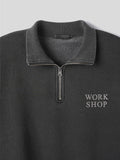 Workshop Pigment Half Zip-up