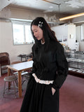 HOODED FRILL CROP JUMPER