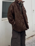 Shine Quilting Padded Shirt Jumper
