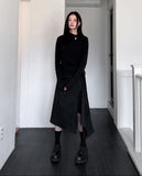 CUTTING DRAPE SKIRT