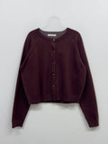 Viscose Raglan Round Neck Cardigan