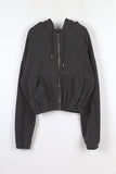 Bai Washing Crop Zip-Up
