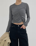 Oeol Shirring Tension T-shirt