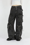 Fuse pocket black denim