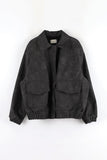 full fur lining) Mild fleece blouson jacket