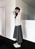 SOFT KNIT HOOD ZIP-UP