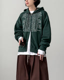 Wichi Lettering Hood Zip-Up