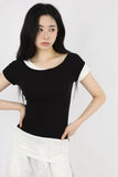 Nive Unbalanced Layered Tee