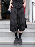 FRILL BERMUDA PANTS