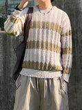 Summer Openwork Stripe Knit