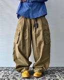 Vintage Washed Cargo Banding Pants