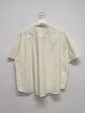 Poplin Two-Way Loose Fit Short Sleeve Shirt