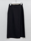 UPPI H-LINE LONG WRAP SKIRT