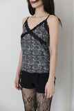 Rose velvet bustier sleeveless