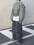 Gaen Cropped Balloon Flight Jumper