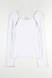 Ribbon Slit T-shirt