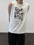 Plan) Love Printing Cotton Vest