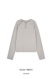 Ber double henley neck long sleeve