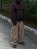 Corduroy Cargo Balloon Banding Pants